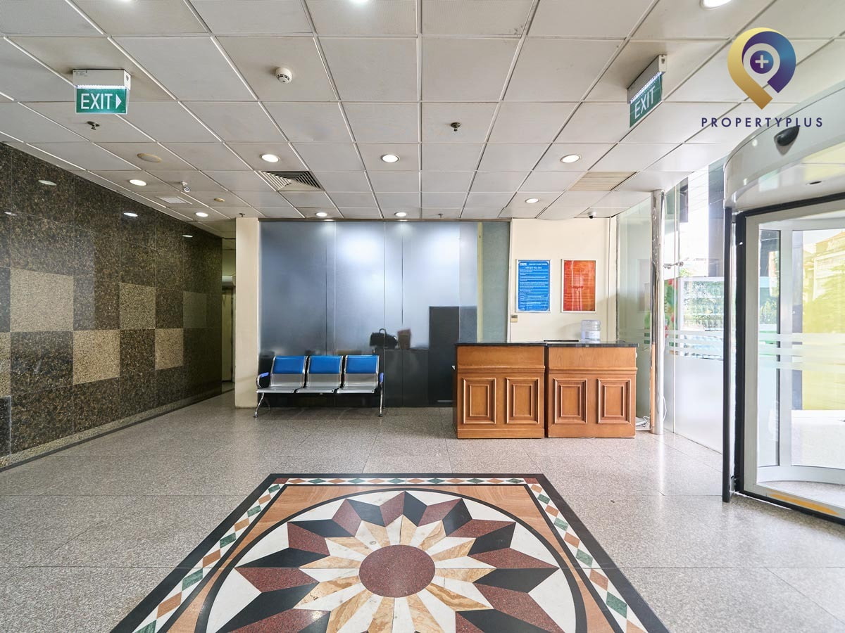 Reception area of Bac A building lobby